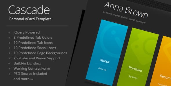 Minimal Portfolio Website Template Plus