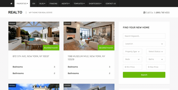 Vivid Real Estate WordPress Theme Pro — thumbnail 3