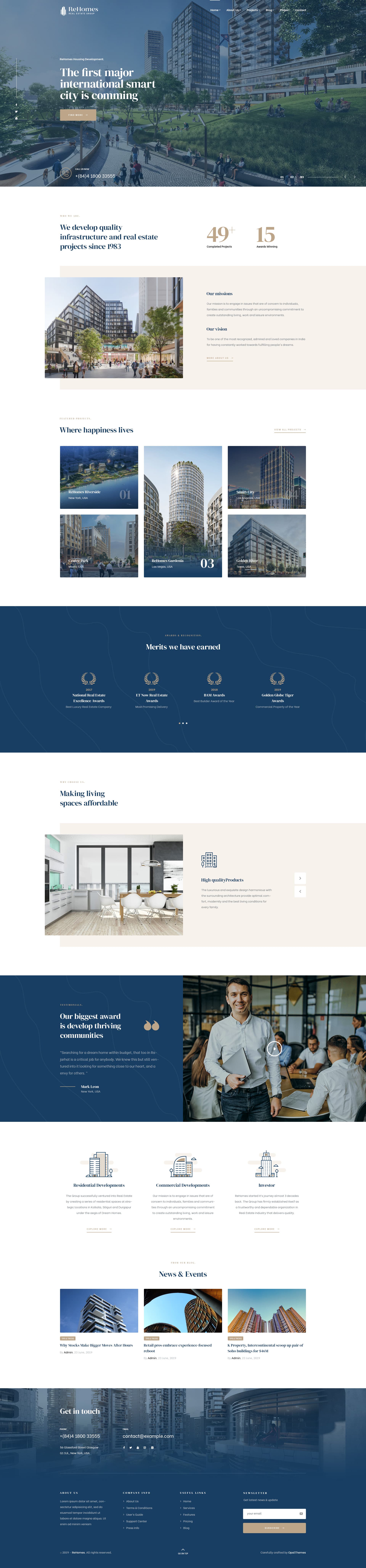 Vivid Real Estate WordPress Theme — thumbnail 2