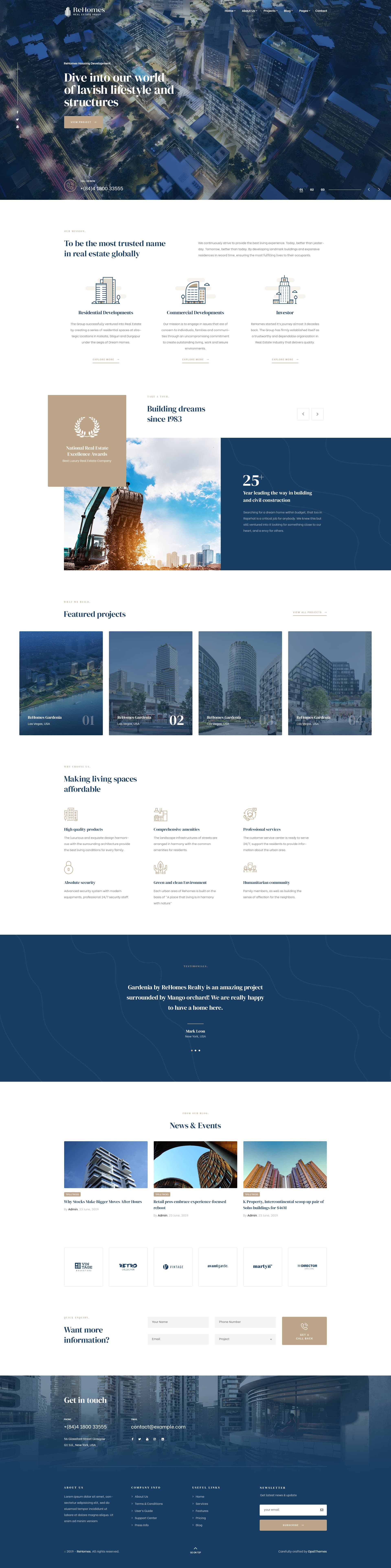 Vivid Real Estate WordPress Theme — thumbnail 4