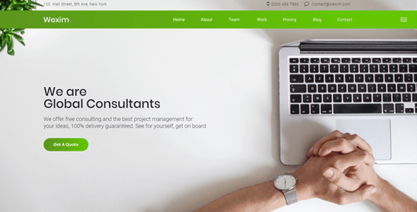 Sleek Creative Portfolio Website Template — thumbnail 3