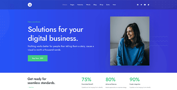 Fresh Creative Agency WordPress Theme — thumbnail 4