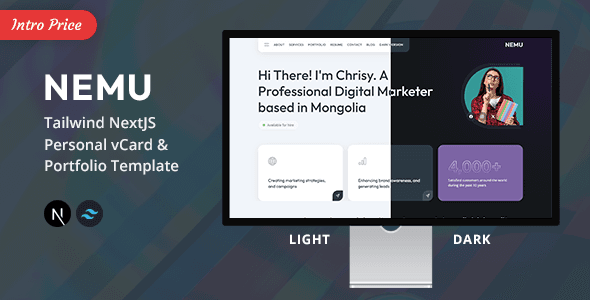 Crisp Portfolio Next.js Template