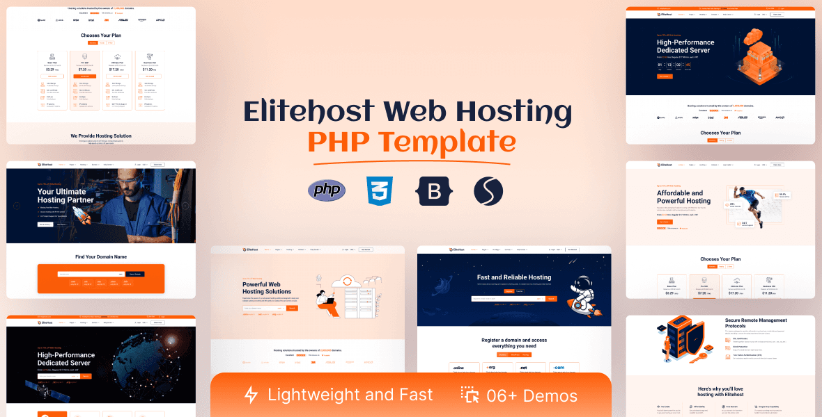 Luxe Web Hosting Website Template
