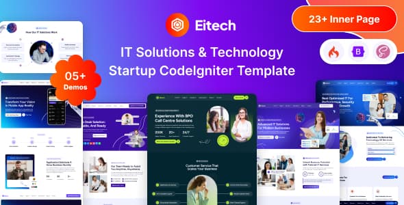 Sharp SaaS & Startup Website Template