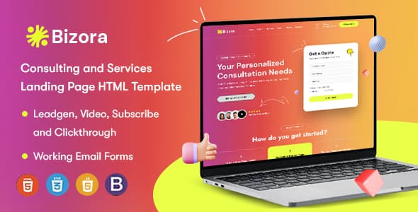 Crisp Creative Agency Website Template