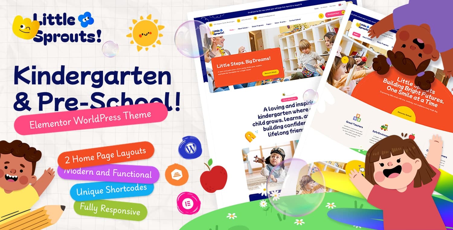 Minimal Online Education WordPress Theme
