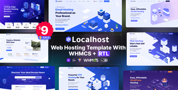 Polished Web Hosting Website Template