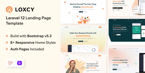 Smart Landing Page Laravel Template