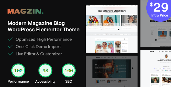 Refined Personal Blog WordPress Theme