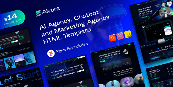 Clean AI Startup Website Template