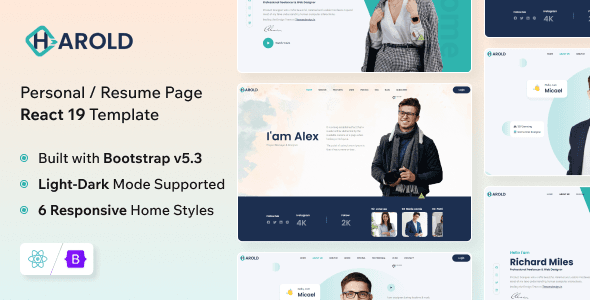 Vivid Portfolio React Template