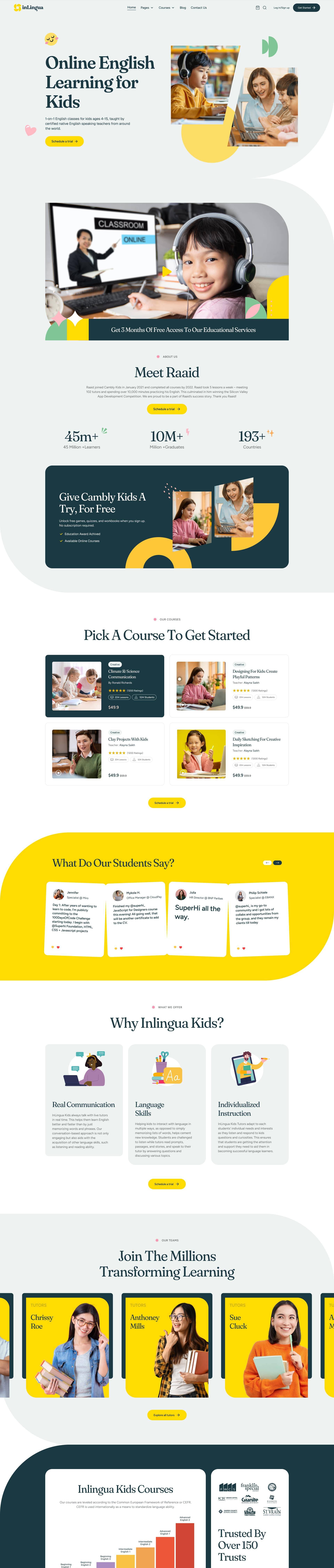 Bright Online Education WordPress Theme — thumbnail 5
