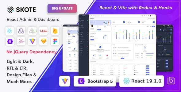 Sleek Admin Dashboard React Template