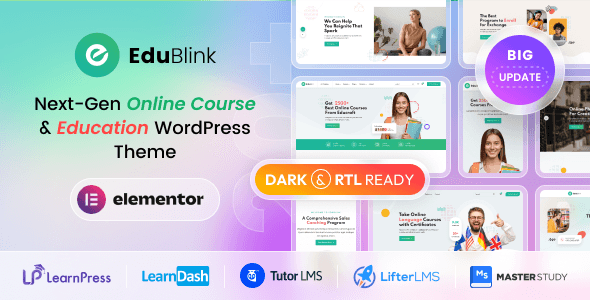 Modern Online Education WordPress Theme