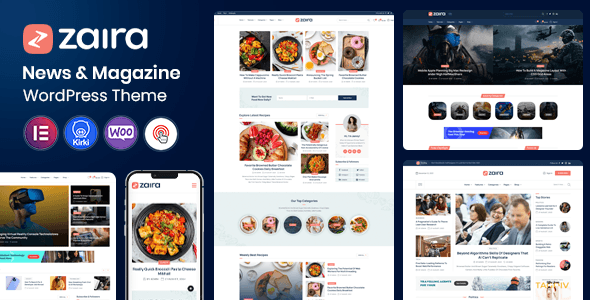 Modern News & Magazine WordPress Theme