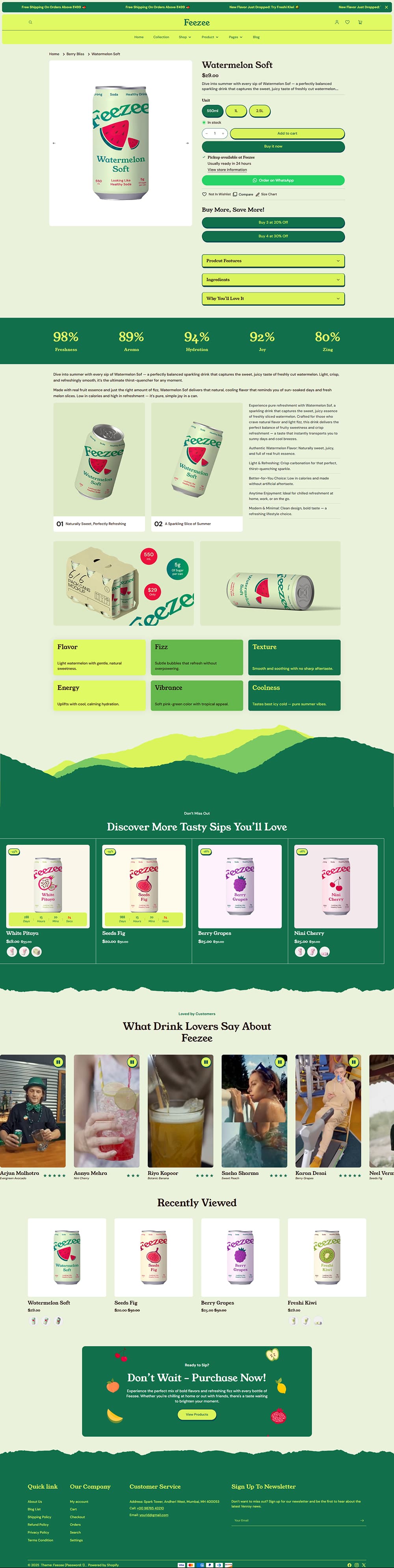Fresh Restaurant & Cafe Shopify Theme — thumbnail 5