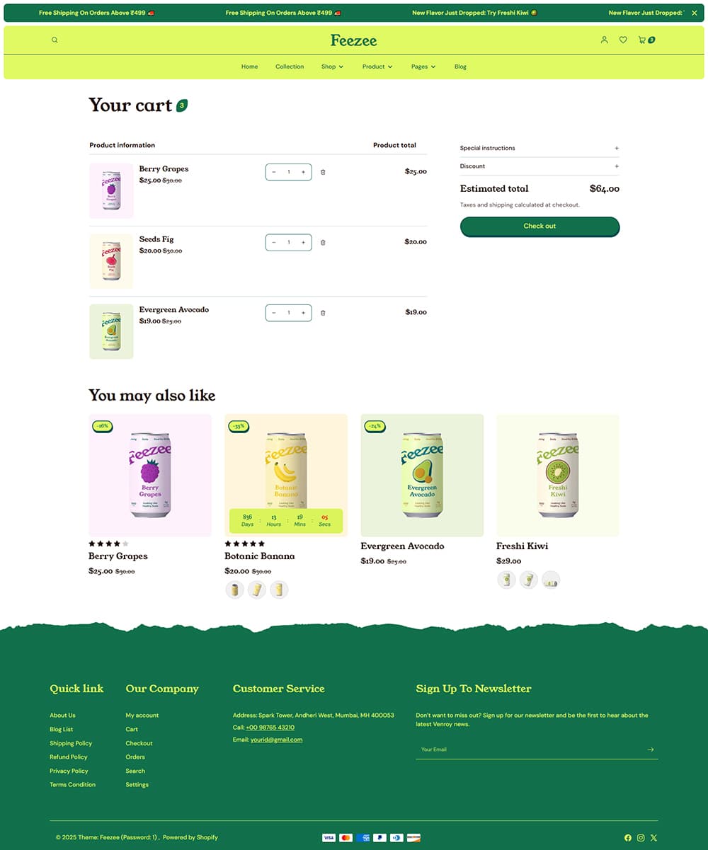 Fresh Restaurant & Cafe Shopify Theme — thumbnail 6