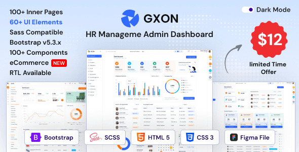 Dynamic Admin Dashboard Dashboard Template