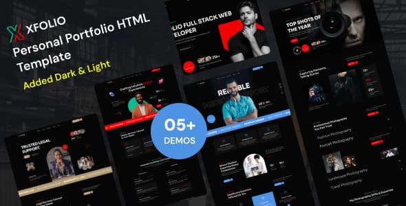 Vivid Portfolio Website Template Pro