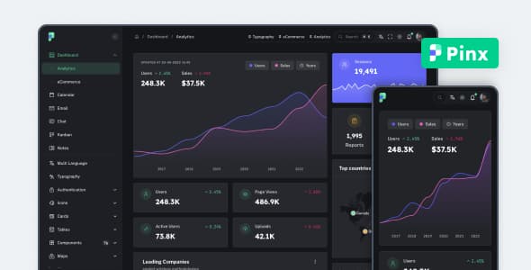 Elegant Admin Dashboard Vue Template — thumbnail 2