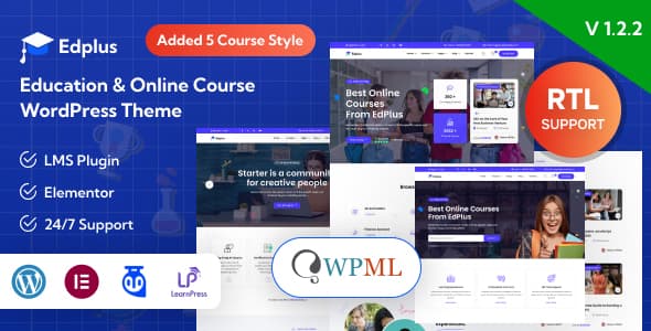 Radiant Online Education WordPress Theme