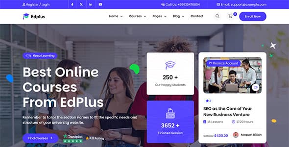 Radiant Online Education WordPress Theme — thumbnail 2