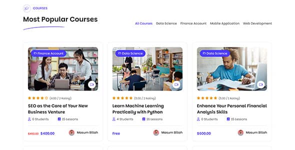 Radiant Online Education WordPress Theme — thumbnail 5