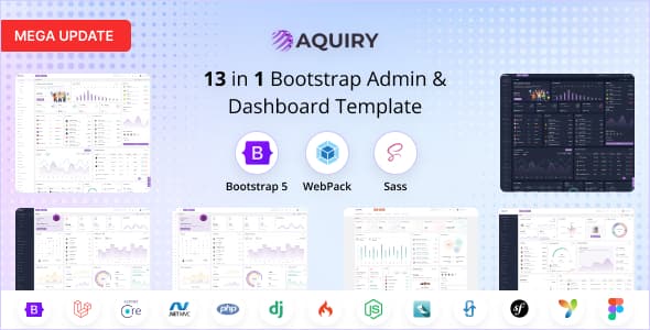 Premium Admin Dashboard Dashboard Template