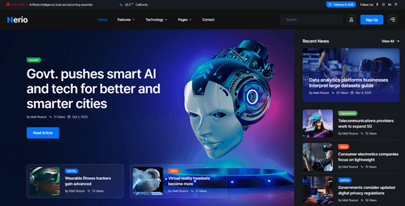 Premium News & Magazine WordPress Theme — thumbnail 2