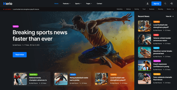 Premium News & Magazine WordPress Theme — thumbnail 3