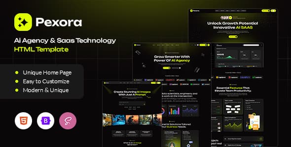 Premium AI Startup Website Template