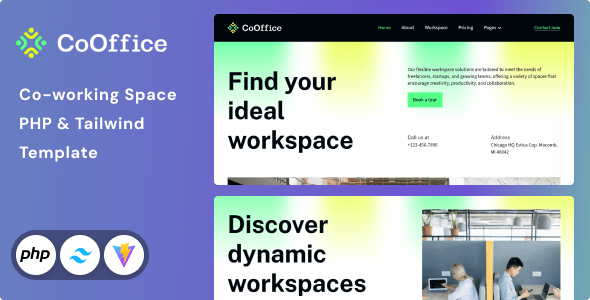 Bright Business Tailwind Template