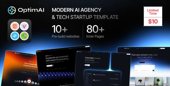 Stellar AI Startup Tailwind Template
