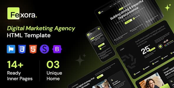 Dynamic Creative Agency Website Template — thumbnail 2