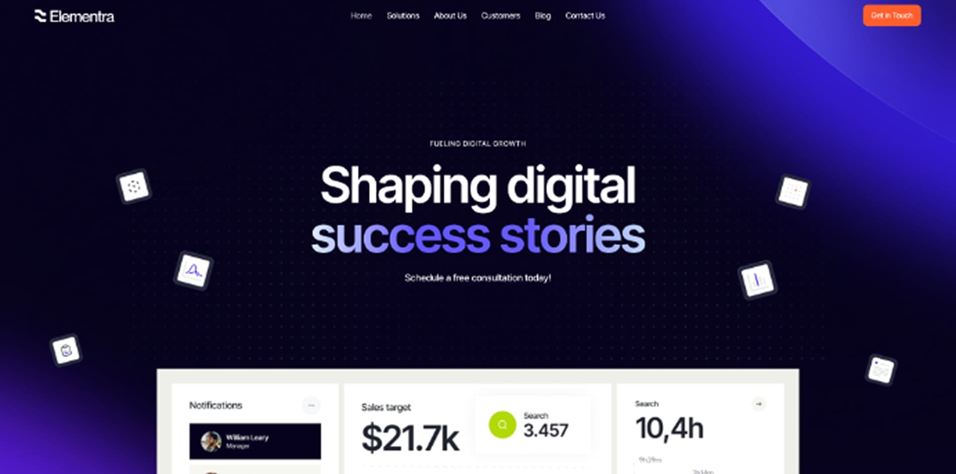 Minimal Business WordPress Theme — thumbnail 2