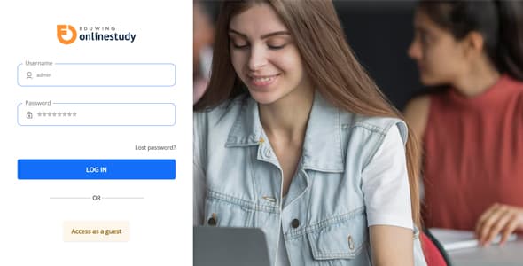 Sleek Online Education Website Template — thumbnail 2