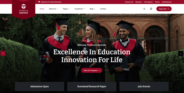 Sharp Online Education WordPress Theme — thumbnail 3