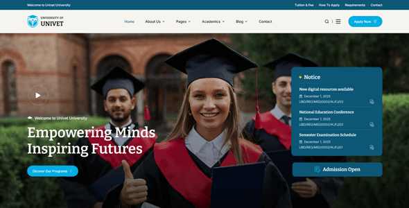 Sharp Online Education WordPress Theme — thumbnail 4