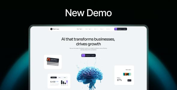 Bold AI Startup Next.js Template — thumbnail 4
