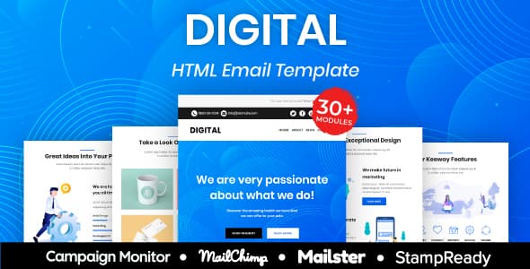 Luxe Email Marketing Website Template — preview 1